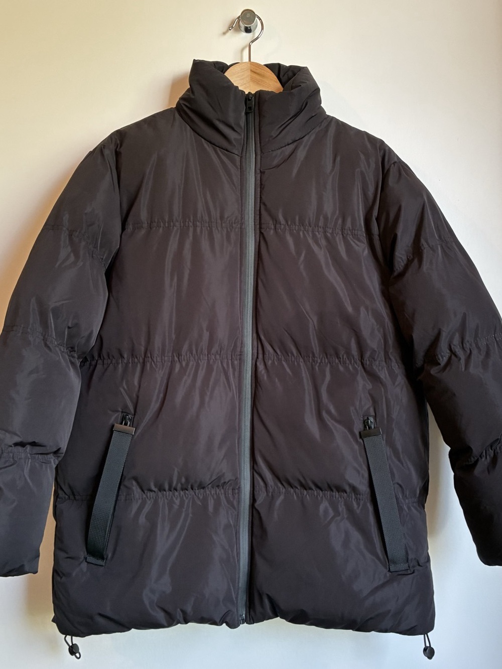 S+S Saint & Sinner Women's Black Tech Puffer Jacket Winter Coat XS